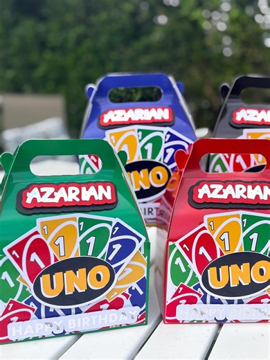 UNO First Party Caja Dulcera, Candy Box, Favor Box. - Etsy