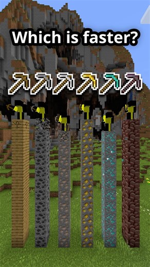 Minecraft Pickaxes Battle…🤯