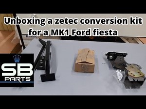 Unboxing a Ford Fiesta mk1 zetec conversion kit from SB parts.