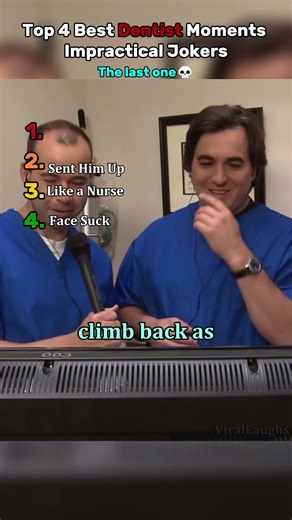 Top 4 Best Dentist Moments Of Impractical Jokers 😬#impracticaljokers