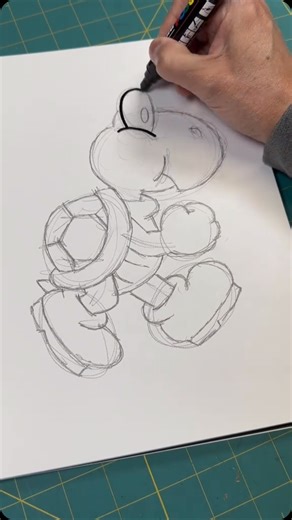 Dude Drawz on Instagram: "How to draw Koopa Troopa . . #satisfying #markerart #doodle #marker #artreels #smooth #painting #draw #reels #video #satisfyingvideos #drawings #howto #artistsoninstagram #artist #art #videos #draweveryday #artwork #art #cartoon #cartoons #cartoonart #igart"