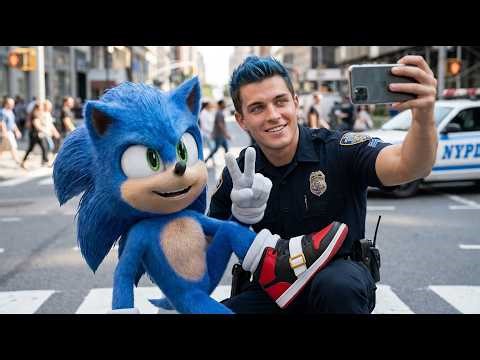 SONIC THE HEDGEHOG as POLICE IN REAL LIFE All Characters | Tails, Knuckles, Amy Rose