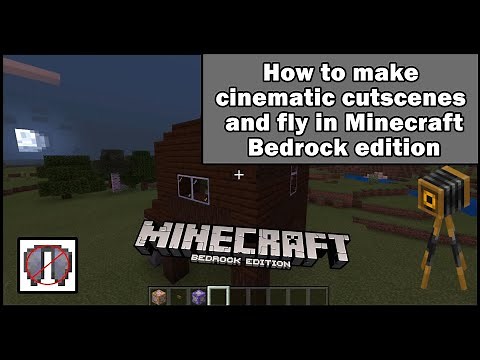 Minecraft command block tutorial | How to make cinematic cutscenes and fly in survival.