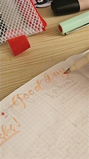 Journal catchup | Calligraphy practice in my journal.