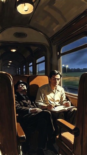 Midnight Thoughts on a Moving Train 🚆🌙✨| #nostalgia #olddays #animation #nostalgicvibes