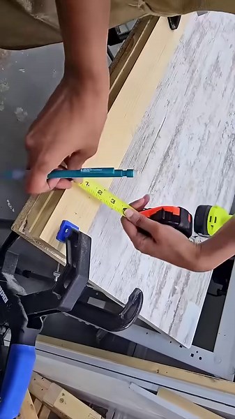 She buys a long piece of wood at Home Depot for these GENIUS organizing ideas!