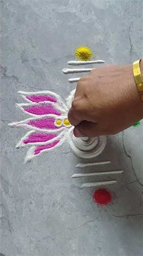 दररोज दारासमोर काढण्यासाठी सुंदर रांगोळी❤️💫👌😍#rangoli #easyrangoli #viral #rangolidesigns #trending