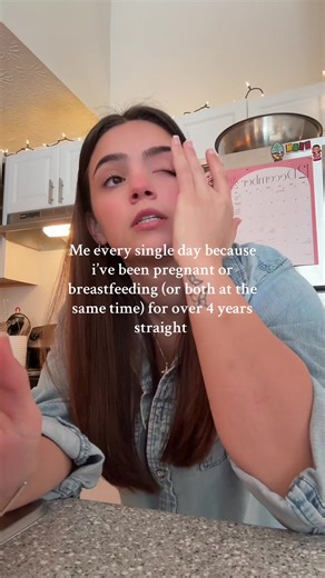 It’s actually crazy to think that I haven’t had my body to myself in over 4 years and probably won’t for a couple more years🥲 #momsoftikok #pregnanttiktok #breastfeedingtok #foryoupage #foryou