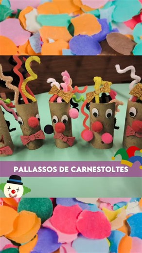 Casal Infantil Baró de Viver on Instagram: "🎭🌈 Aquesta setmana de Carnestoltes al Casal Infantil Baró de Viver ha estat una autèntica explosió de colors, rialles i imaginació! Els infants han creat els seus propis pallassos de Carnestoltes amb material reciclat ♻️🤡: tubs de paper, salvapipes, pompons, ulls mòbils… i sobretot, molta creativitat! Han exprimit la seva imaginació al màxim, donant vida a personatges divertits, esbojarrats i plens de personalitat. Cada pallasso és únic, especial i 