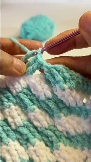 The Perfect Stitch for Baby Blankets ✨ #shorts