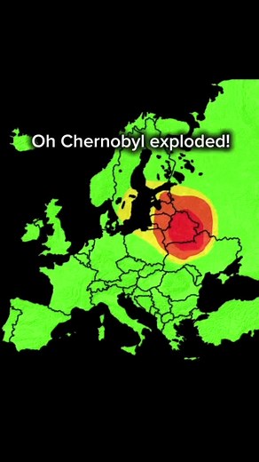 So for all who don’t know, when chernobyl exploded UdSSR didn’t say anything about the Explosion. But Sweden found it out just a few days after the explosion out that something isn’t right. #map #nuclear #bringbackmapping