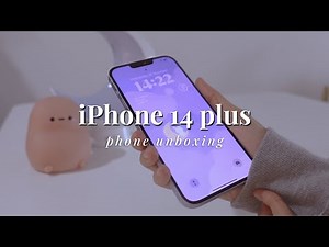 Unboxing iPhone 14 Plus Purple + Accessories (Aesthetic) | Camera, Gaming