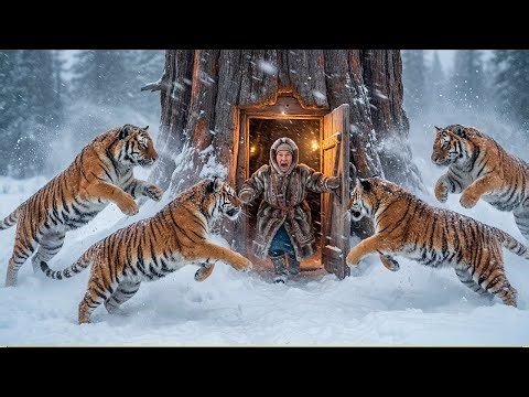 An 80-year-old hermit faces a pack of tigers! Rescue and life inside a tree | Extreme Yakutia