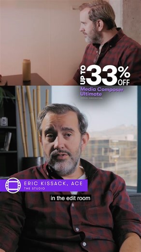 “The Studio” editor Eric Kissack, ACE — SAVE UP TO 33% ▶️ avid.com/media-composer #cybermonday #avidmediacomposer #editing #editor #postproduction #mediacomposer #avid #emmys