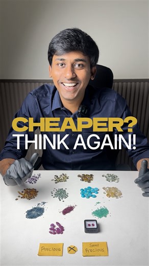 The Jewel Creation on Instagram: "“Semi-precious” doesn’t always mean cheap. And “precious” doesn’t always mean expensive. In the gemstone world, demand often follows looks, not labels. When a semi-precious stone starts resembling a high-value precious gem, its price naturally climbs. Take Pink Tourmaline (Rubellite) for example. Years ago, it traded around $5–10 per carat. As people began loving it as a ruby-like alternative, demand rose — and today, it’s closer to $50 per carat in good quality