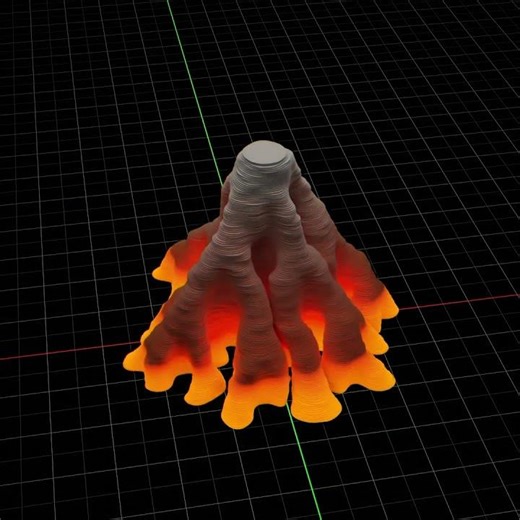 Differential Line Growth Printing