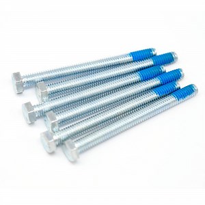 [Hot Item] Ss A2-70 Self Locking Screw Right Hand Thread M8X40 Anti-Loose Nylok Bolt