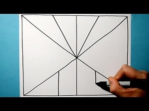 3D Illusion / Best Practice For Drawing Straight Lines / Daily Art Therapy / Day 0128
