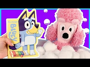 Bluey & Bingo - Baby Coco Bubble Bath and Story time fun! With Bluey Book! 🛁