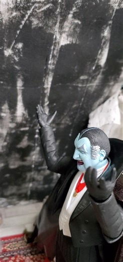 The munsters toy display setup