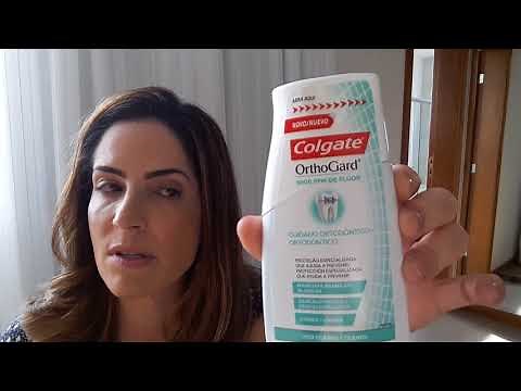 Pasta de dentes Colgate Ortho Gard, 5000 ppm de flúor.
