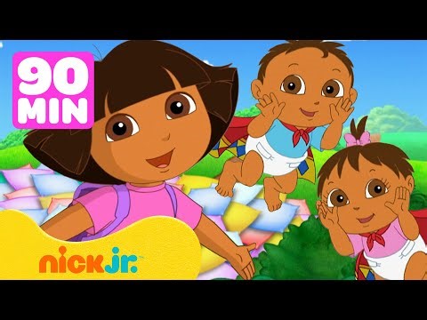 Doras Super-Baby-Abenteuer! Dora the Explorer | 90 MInuten | Nick Jr. Deutschland