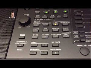 Yamaha PSR-S950 Keyboard - Main Demonstration