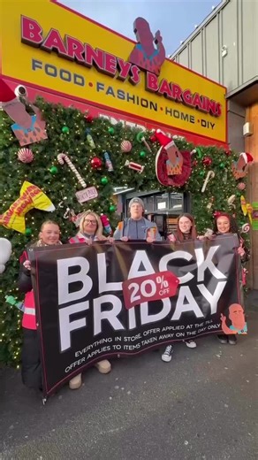 🖤 BLACK FRIDAY STARTS NOW! 🖤 20% OFF EVERYTHING IN STORE TODAY @barneysbargains Offer only applies to items taken away today — so jump on a pedal bike, scooter, bus, car… or get on THAT CHOPPER and get to Barneys! 🚴🛴🚌🚗🚁 PLUSSSS… we’ve got even more amazing offers dropping all day, so keep your eyes glued to our socials 👀🔥 And don’t forget — TONIGHT’S CHRISTMAS LIGHT SWITCH-ON is from 6–7pm ⭐ Customers only. Once we hit capacity, gates will close. See you soon! 🎄✨ #BlackFriday #BarneysB