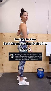 ✨Post-C-Section Back Strengthening and Mobility✨ Part 2: Lower Back Strengthening and Mobility For postpartum clients, especially after a C-section, strengthening the back and improving mobility is essential to restore posture, alleviate tension, and rebuild core strength. Let’s jump in! ✅ Glute Bridge: Lie on your back with knees bent and feet flat on the floor. Engage your core and glutes as you lift your hips, creating a straight line from shoulders to knees. Lower slowly. 2-3 sets of 12-15 r