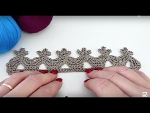 Häkelborte Mauerkrönchen