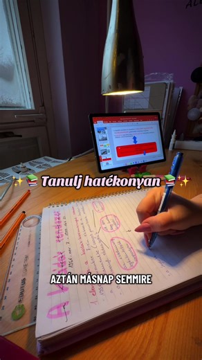📚 Szeretnél hatékonyabban tanulni? Ez az anyag abban segít, hogy ne csak magolj, hanem valóban meg is értsd a tananyagot. Gyakorlati módszerek, fókusz, időbeosztás és valóban működő tanulási technikák – egy helyen. 👉 Részletek és megvásárlás: hozzászólásnál találod a linket @tanuljhatekonyan_1 #tanulás #hatékonytanulás #diákélet #foryou #érettségi