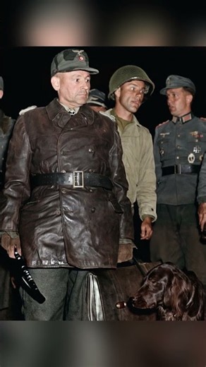 WW2 Photo: German General Hermann-Bernhard Ramcke was captured #ww2photo #history