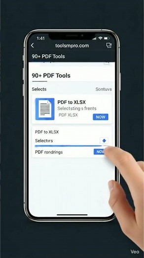 PDF to XLSX Converter Online Free | ToolsMPro.com Free PDF Converter Tools #pdf #freetools #aitools