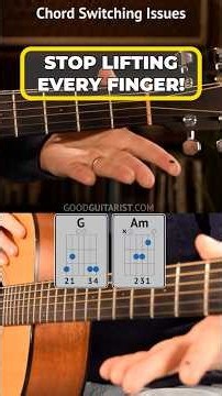 Why Your G to Am Switch Feels So Slow #guitarlesson #guitarcraft