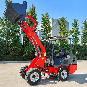 [Hot Item] Small Electric Wheel Loaders Mini Articulated Front End Loader Excavator Mini Loader for Sale Price