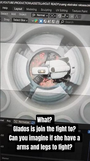 glados is here too #portal #gaming