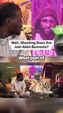 Are shooting stars actually just aliens doing donuts? 🛸