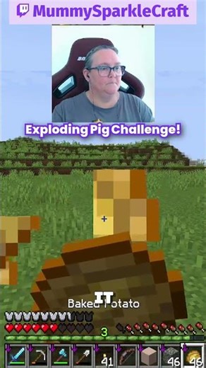 Exploding Pig in Minecraft! #shorts