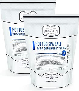 Hot Tub Spa Pool Salt for Salt Systems and Chlorine Generators Including Ace Freshwater, Hotspring, Jacuzzi, Caldera, Chloromatic - 10 Lbs/1000 Gallons