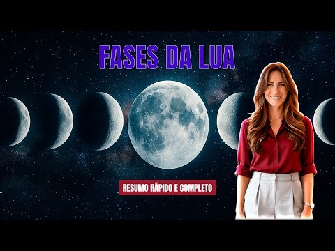 POR QUE A LUA MUDA DE FASE? Entenda o Ciclo Lunar - Aula Completa