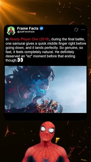 In Ready Player One (2018), This Samurai Went Out with Style 😂