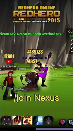 LIMITED TIME COLLECTIBLE ITEM RED SKELETON KEY CAPE - AQW REDHERO