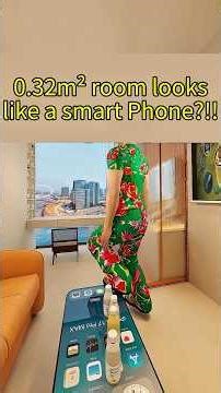0.32m² Smartphone Apartment Makeover 😳 Extreme Micro Architecture Hack