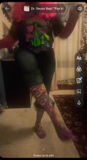 Day 3 Spirit Week: The Fox Dancing in Her Socks!!!