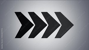 Arrow loop animation direction concept.Colorful arrow icon concept.Arrow direction sign animation. arrow loading , arrow loading rising animation . Stock Video