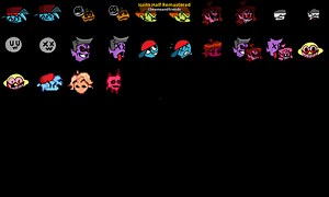 Icons Half Remastered Mod for Friday Night Funkin' | FNF Mods