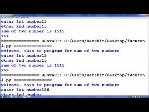 Python tutorial in Hindi 16 : Procedure