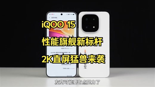 干翻友商？iQOO 15全面评测：这波性能旗舰赢麻了！🔥