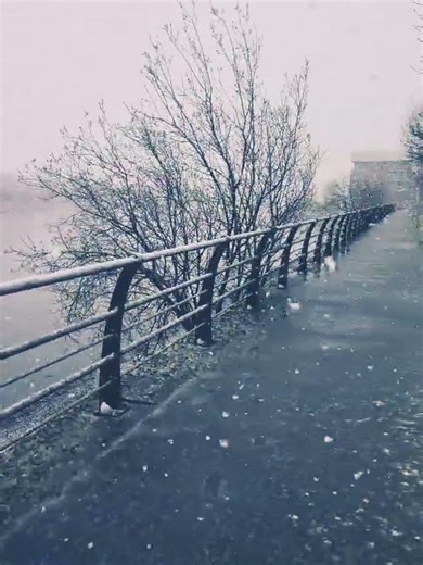 Who gets snow in April?! ❄️ Glasgow, apparently… 5th April 2026. ‪@scotland‬