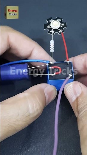 12V LED blinking using a relay